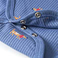 Body Ärmellos mit Dackel-Muster, blau, Gr. 74/80 ALANA