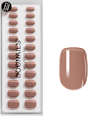 Künstliche Nägel, Soft Gel Press Ons Espresso Extra Short Square Doonails