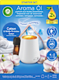 Lufterfrischer Aroma-Öl Cotton & weiße Orchidee Starterset AirWick