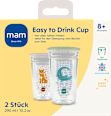 Trinkbecher Easy to Drink grün/beige, 290 ml mam
