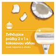 Dámsky holiaci strojček Pro ComfortGlide Coconut + 3 NH a držiak Gillette Venus