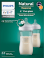 Sklenená dojčenská fľaša Natural Response, 240 ml - 1m+ PHILIPS AVENT