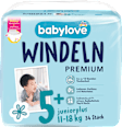Pannolini premium taglia 5+ junior plus (11-18 kg) babylove