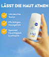 Sonnenfluid Gesicht invisible daily LSF 50+ NIVEA SUN