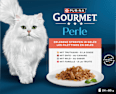 Nassfutter Katze Perle Erlesene Streifen in Gelee  Purina Gourmet