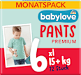 Baby Pants Premium Gr. 6 XL (15+ kg) Monatspack babylove