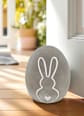 Betonei mit Hase, grau (10 cm) Dekorieren & Einrichten