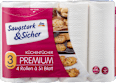 Papirnati ručnici Premium, 4 x 51 listić Saugstark&Sicher
