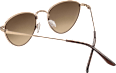 sluneční brýle, měděné s kovovými obroučkami SUNDANCE