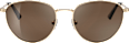 sluneční brýle, zlatý kovový rámeček SUNDANCE