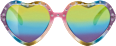 Sonnenbrille Kinder pastellfarben Herzform SUNDANCE