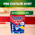 Kapsuly do umývačky riadu Excellence 3in1 Lemon Somat