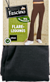 Leggings Flared mit Bio-Baumwolle schwarz Gr. 42/44 Fascino