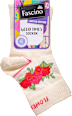 Socken mit kurzem Schaft & Blumen-Motiv weiß Gr. 35-38 Fascino
