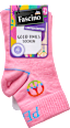 Socken mit kurzem Schaft & Peace-Motiv rosa Gr. 39-42 Fascino
