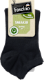 Sneakersocken mit Bio-Baumwolle schwarz Gr. 35-38 Fascino