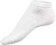 Sneaker Socken weiß, Gr. 39 - 42 (1 Paar) Fascino