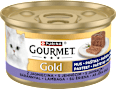 Karma mokra dla dorosłych kotów mus z jagnięciną Gold Purina Gourmet