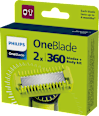 Nadomestne glave za brivnik 360 blade za obraz in telo PHILIPS OneBlade