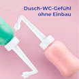 Po- und Intimdusche Rosé, inkl. Reisebeutel und Deckel mybidet