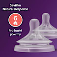 Биберони за шише Natural, поток 6 PHILIPS AVENT