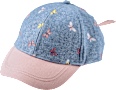 Basecap mit Schmetterlings-Muster, blau + rosa, Gr. 50/51 ALANA