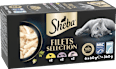 Nassfutter Katze mit Geflügel & Fisch, filets selection, Multipack (6x60 g) Sheba
