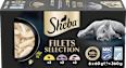 Nassfutter Katze mit Geflügel & Fisch, filets selection, Multipack (6x60 g) Sheba