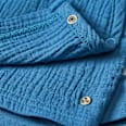 Set aus Musselin mit Wickelshirt & Hose mit Mitwachsfunktion, blau, Gr. 56 ALANA