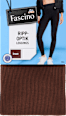 Leggings in Ripp-Optik braun, Gr. 38/40 Fascino