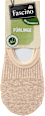 Füßlinge mit Bio-Baumwolle beige Gr. 35-38 Fascino