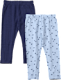Leggings mit Herz-Muster & Struktur, blau, Gr. 86 ALANA