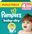 Windeln Baby Dry Gr. 4 Maxi (9-14 kg) Monatsbox Pampers baby-dry