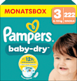 Windeln Baby Dry Gr. 3 Midi (6-10 kg) Monatsbox Pampers baby-dry