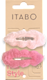 Plišane špange za kosu – ružičasta ITABO