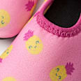 Badeschuhe mit Ananas-Muster, rosa, Gr. 25/26 PUSBLU