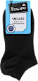 Sneakersocken mit Bambus-Viskose schwarz Gr. 35-38 Fascino