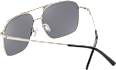 Sonnenbrille Herren silber SUNDANCE