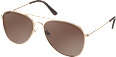 Sonnenbrille Unisex gold-braun SUNDANCE
