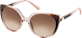 Sonnenbrille Damen transparent rosé-braun SUNDANCE