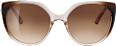 Sonnenbrille Damen transparent rosé-braun SUNDANCE