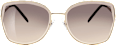 Sonnenbrille Damen Schmetterlingsform gold SUNDANCE