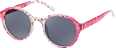 Sonnenbrille Kids pink-weiß mit Blumenmuster SUNDANCE