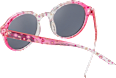 Sonnenbrille Kids pink-weiß mit Blumenmuster SUNDANCE