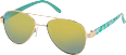 Sonnenbrille Kids gold-türkis SUNDANCE