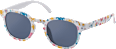 Sonnenbrille Kids weiß mit Sommermotiven SUNDANCE