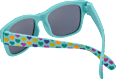 Sonnenbrillen Kids blau mit bunten Herzen SUNDANCE