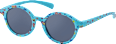Sonnenbrille Kids türkis mit bunten Motiven SUNDANCE