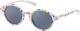 Sonnenbrille Kids weiß mit buntem Konfetti-Muster SUNDANCE