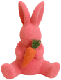 Plišani zec – rozi, s mrkvom Ira Commerce